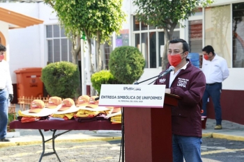Inicio de ceremonia. - H. Ayuntamiento de Puebla - Administración 2022-2025 - Puebla
