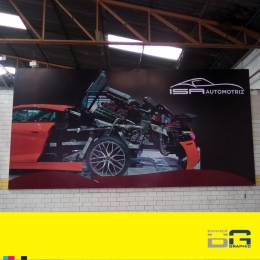 Lona impresa con bastidor - Banner Graphic - Publicidad Impresa - Puebla