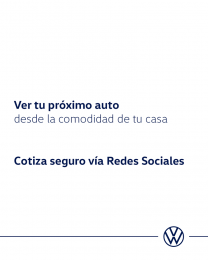 Puedes contactaros vía redes sociales. - Agencia de Autos Volkswagen Óptima Angelópolis - Puebla