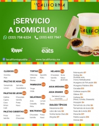 Tus postres favoritos de La california, hasta la puerta de tu hogar. - Plaza San Diego Cholula - Pue...
