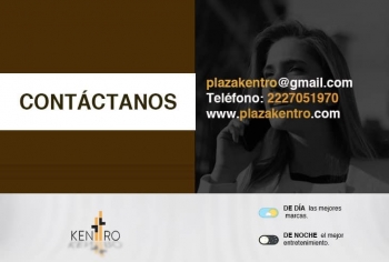 Contácanos, últimos locales. - Plaza Comercial Kentro - Puebla
