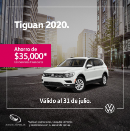 Tiguan 2020 - Agencia de Autos Volkswagen Óptima Angelópolis - Puebla