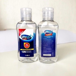 PROGEL 60 ml
(gel sanitizante y antimicrobial para manos)
- 70% alcohol (mata el virus del COVID-1...