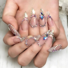 TP: Fotos de: Diseños de uñas con cristales Swarovski. – Alejandra  Villagómez Nails Boutique - Puebla – 