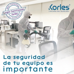 Limpieza y sanitización de tu equipo. - Korles - Servicios de Limpieza - Puebla