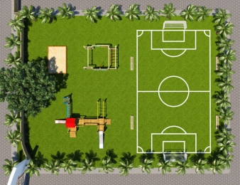 Contamos con una espaciosa cancha deportiva totalmente equipada. - Constructora Brecasa - Puebla