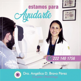 Dra. Angélica D. Bravo Pérez - Cirujana Oftalmóloga - Puebla