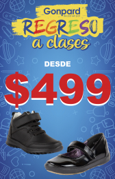 zapato para uniforme de diario  - Zapaterías Gonpard - Puebla