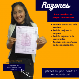 Bachillerato en 8 meses - Loyola Marín - Puebla
