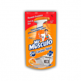 Mr. Músculo cocina total aroma naranja 500 ml repuesto económico - Siltecsa - Venta y distribución d...
