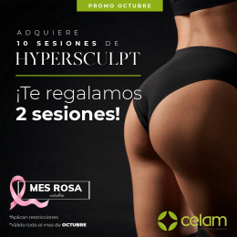 10 sesiones hypersculpt - CELAM - Centro Médico Láser de Sonata - Puebla