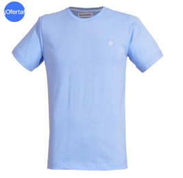 PLALLERA CUELLO REDONDO COLOR CIELO.
 - Scandro - Tienda de ropa para hombres - Puebla