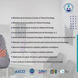 Oncólogo Médico - Dr. Salvador Macias Díaz - Puebla