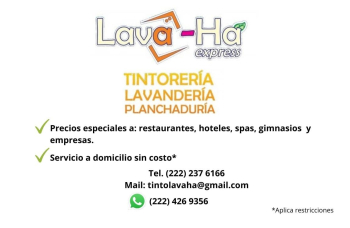 Lava-Há Express Puebla: Lavandería, Tintorería y Planchaduría - Puebla