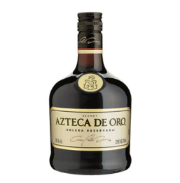Brandy Azteca de Oro Solera Reserva 700 ml - Distribuidora San Pedro Cholula - Puebla