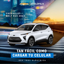 Tan fácil como cargar tu celular. 0% CXA + 12 meses de internet ilimitado
•SUV 100% eléctrica.
•Au...