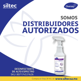 Desinfectante Alto Espectro - Siltec® - Venta y distribución de equipo y artículos de limpieza para ...