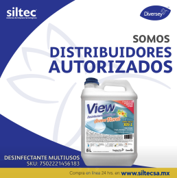 Desinfectante Multiusos - Siltec® - Venta y distribución de equipo y artículos de limpieza para hoga...