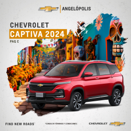 Porque queremos cumplir tu deseo de estrenar, adquiere una Chevrolet Captiva 2024 con:
•Enganche de...