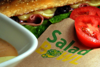 Todos los paninos incluyen Queso manchego + 3 ingredientes + Lechuga + Mayonesa + Aderezo - Salad Bo...