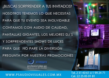 Profesionales en Servicios Audiovisuales - PSA - Puebla