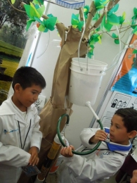 Nuestros alumnos del Colegio Ángeles presentando sus proyectos - Colegio Ángeles - Puebla
