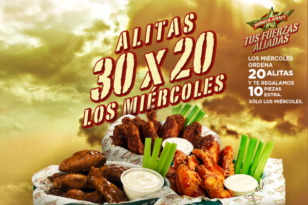 TP: Fotos de: Promociones Wings Army: el mejor restaurante de alitas – Wing's  Army Puebla - Puebla – 